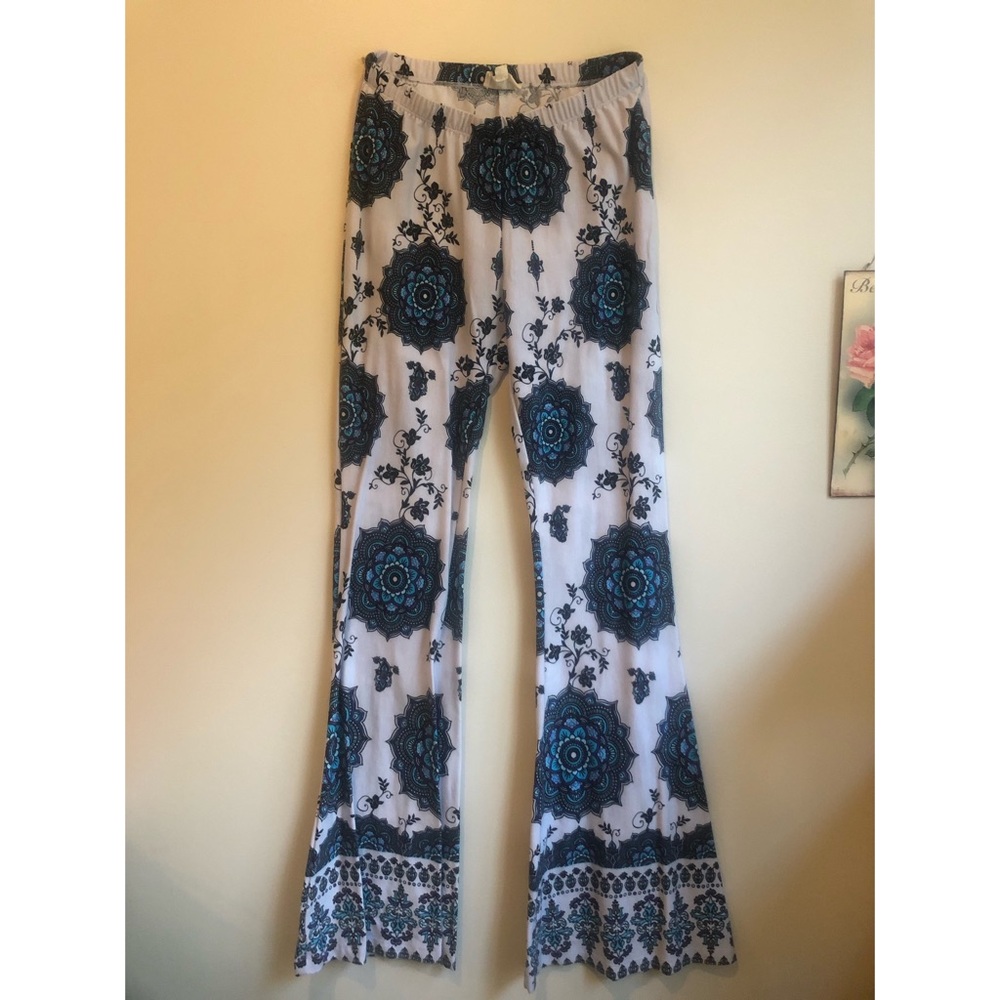 Flare Patterned Bell Bottoms